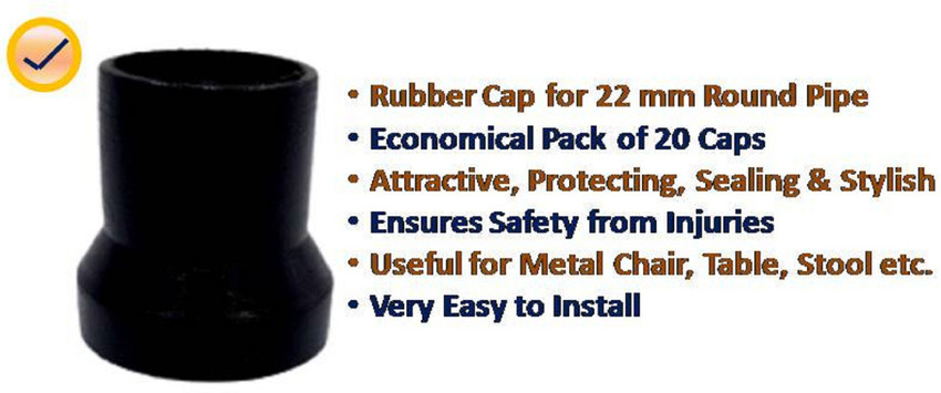 FLORAGREEN Round Rubber Cap for Chair Furniture Leg 22 mm 20 pc Bar Stool Base Price in India Buy FLORAGREEN Round Rubber Cap for Chair Furniture Leg 22 mm 20 pc