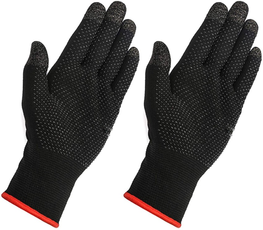 Mj Hub Cell Phone Gaming Anti Sweat Gloves All Touch Screen Mobile Phones | High Sensitive Gaming Hand Gloves | Works All Smartphones, Tablets, Laptop