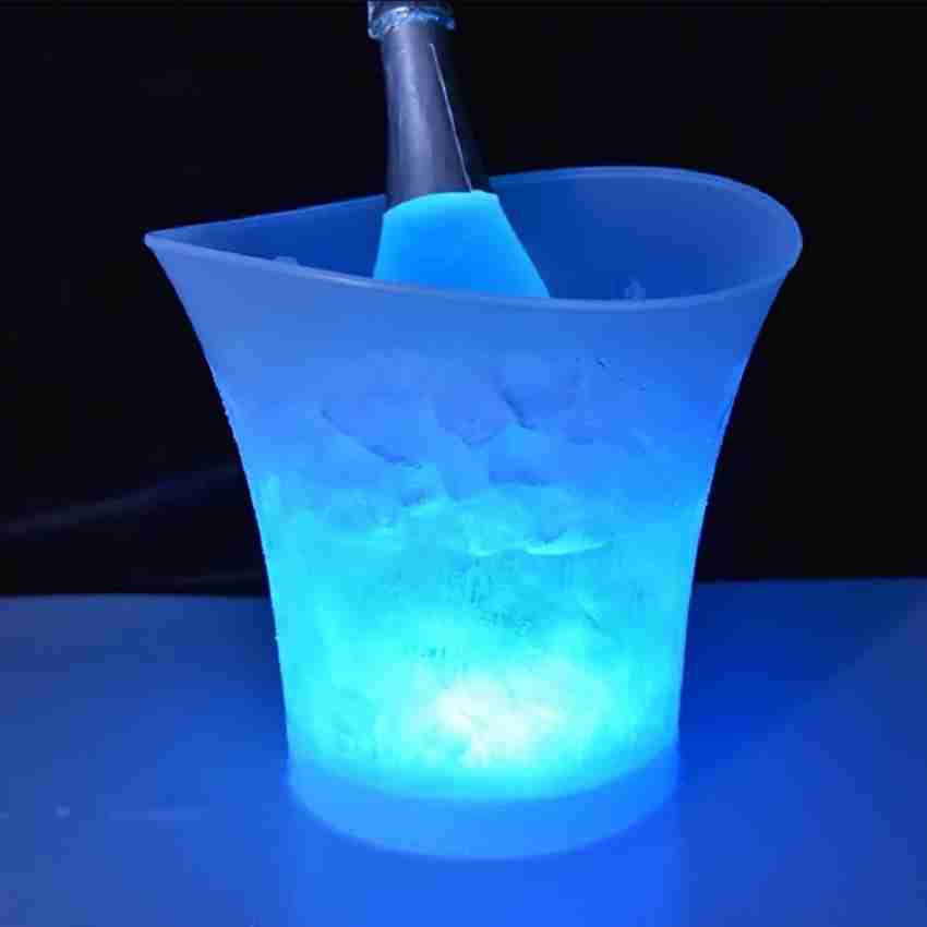 Champagne Wine Drink Beer Ice Cooler 6 Color LED Light Ice Bucket Bar Party  NEW