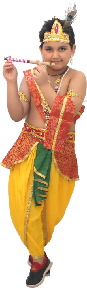 Krishna dress for best sale 3 year old