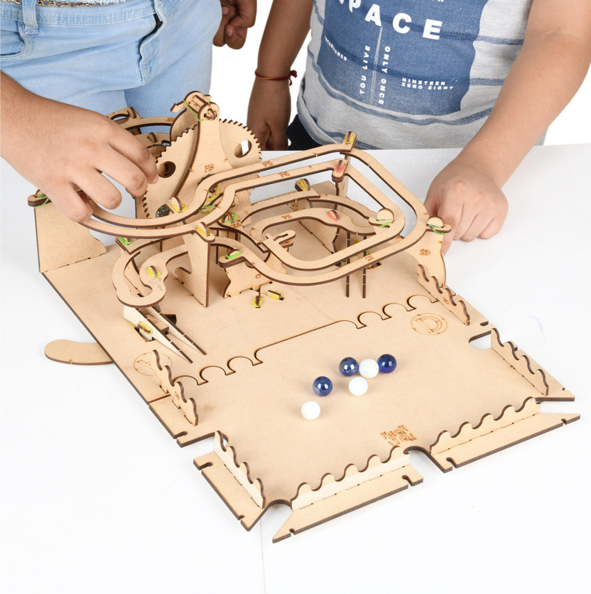 EQIQ Marble Run Game for Boys and Girls Aged 8 9 10 Years STEM