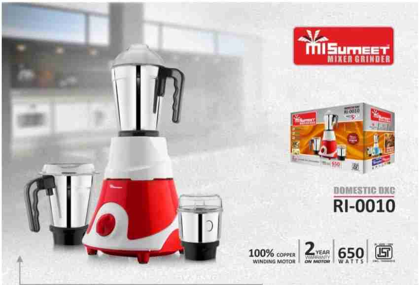 Sumeet mixer grinder 1000 watts best sale