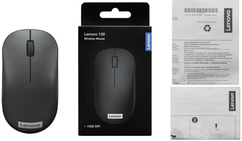 Lenovo 130 Wireless Optical Mouse - Lenovo 