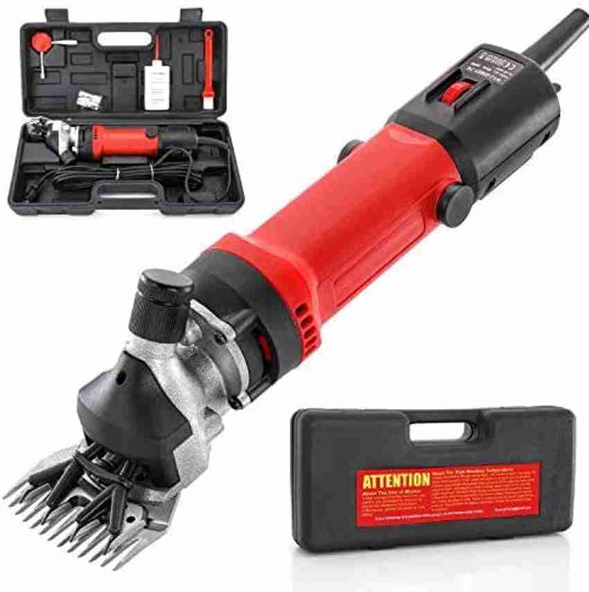 DeReliable 1100W Horse Goat Sheep Clipper Red Black Orange Blue