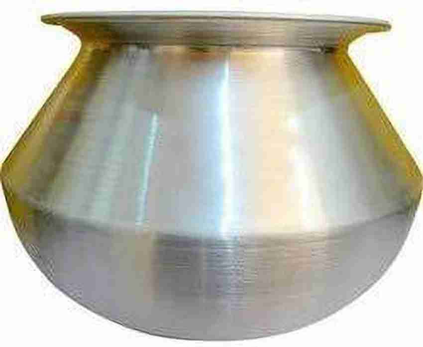grahasthi Aluminium Dekchi Handi Bhagona 5 L 1 Piece Silver Handi 5 L Price in India Buy grahasthi Aluminium Dekchi Handi Bhagona 5 L 1 Piece Silver Handi 5 L online at Flipkart