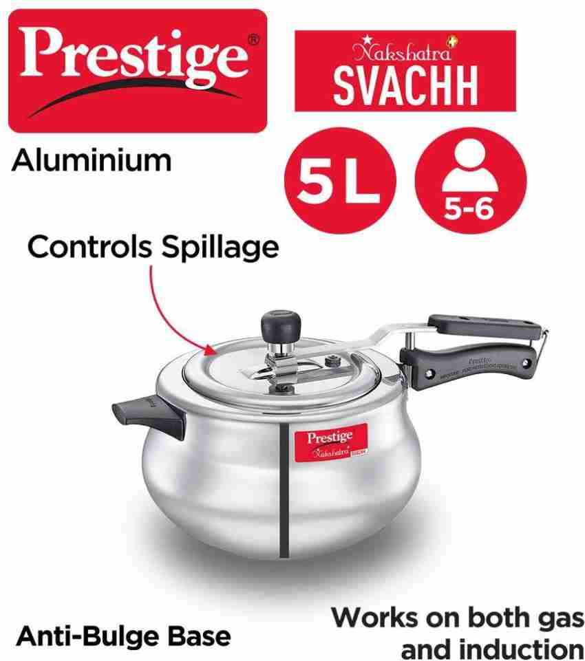 Prestige nakshatra plus aluminium pressure handi 5 litres sale