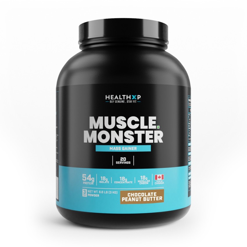 Proathlix Monster Bulk Gainer (Chocolate, 3KG) 1833 kcal Energy, 50g Whey  Protein Price in India - Buy Proathlix Monster Bulk Gainer (Chocolate, 3KG)  1833 kcal Energy, 50g Whey Protein online at