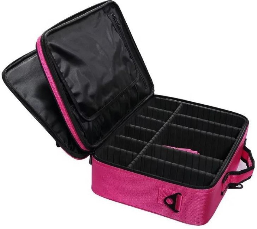 FLIPXEN Makeup Box for Girls Makeup Kit, Makeup Pouch Case Cosmetic Bag  Adjustable Strap, Storage 16.5 inches, Makeup Kit Storage Vanity Box Price  in India - Buy FLIPXEN Makeup Box for Girls