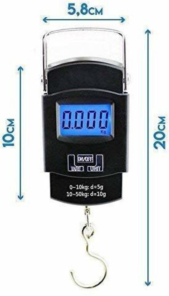 Battery Free Luggage Scale  Balance Weigh Luggage - 50kg/10g