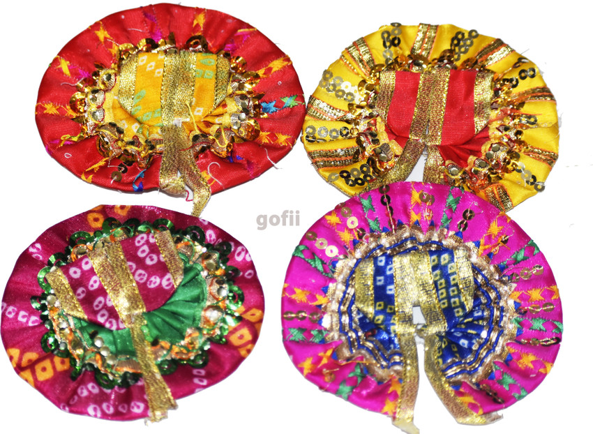 gofii laddu gopal ji poshak size 4 inch for4 5 6 inch height