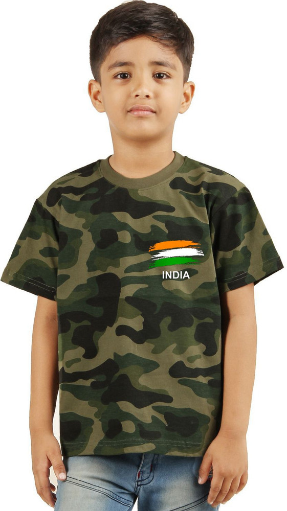 Army t sales shirt for kids