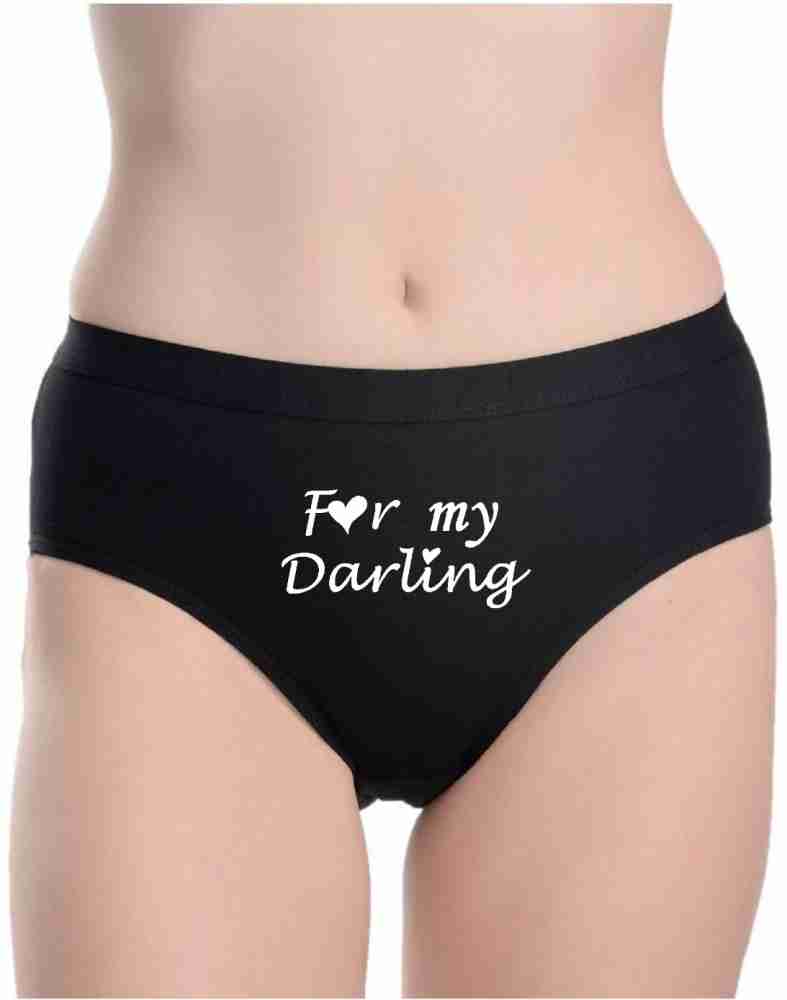 Buy SHOWTIME Printed Panty for Women Ladies Panties for Women Sexy Panty  for hot Women Panty for Women Hipster Panties for Women (Medium, Black) at