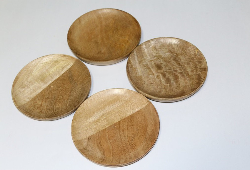 Wood plates for crafts store