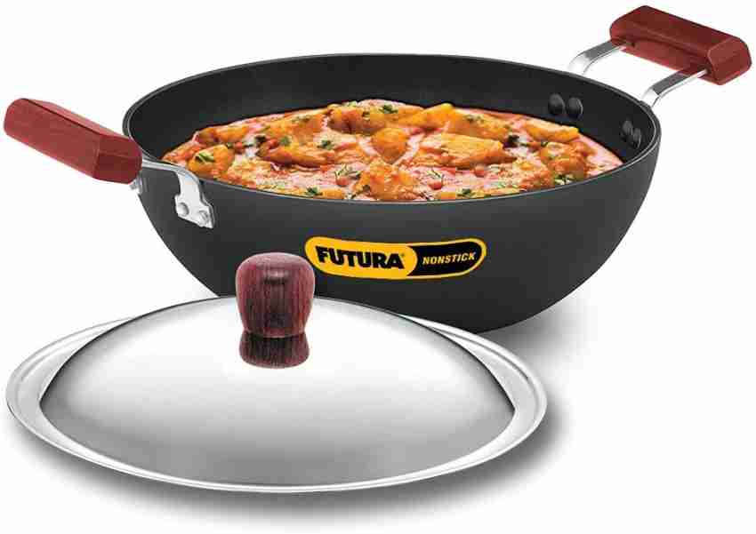 Futura Cast Iron Kadai New , Healthy Cookware , Cas Iron cookware