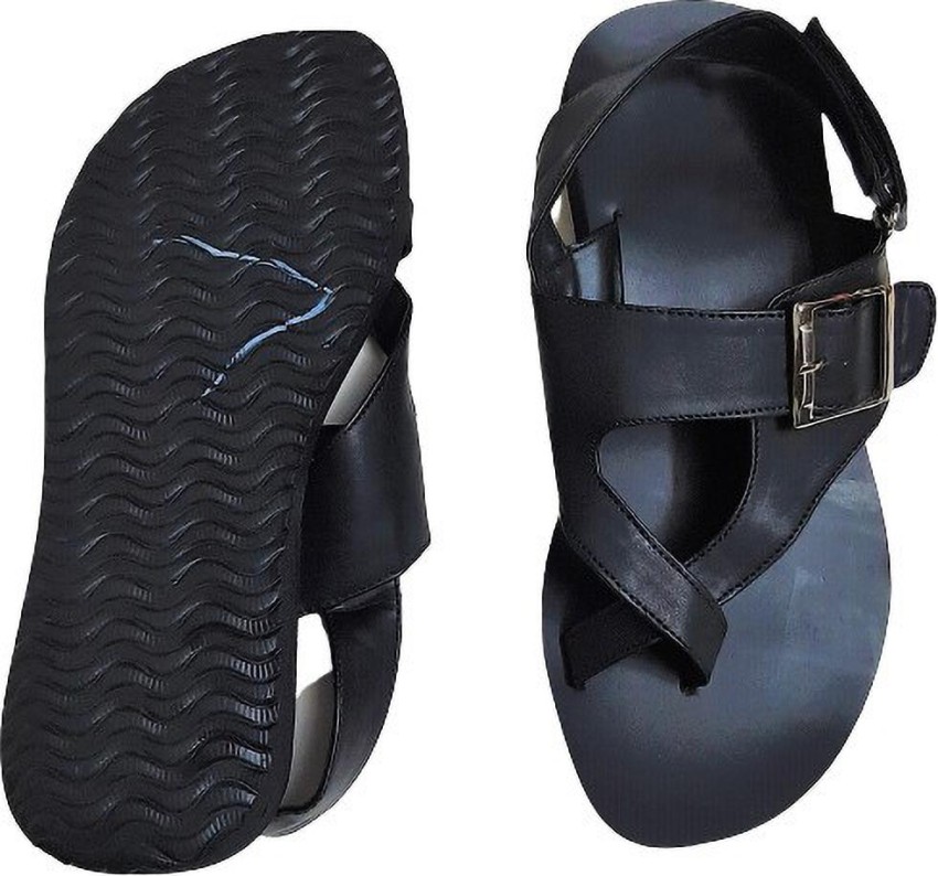 Simple black best sale flip flops