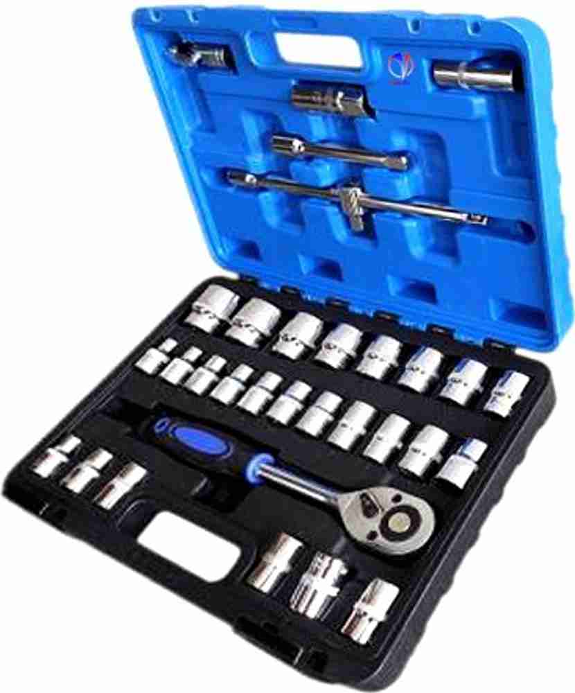 Kobalt 7-Piece Metric 3/8-in Drive 12-point Shallow Socket Set