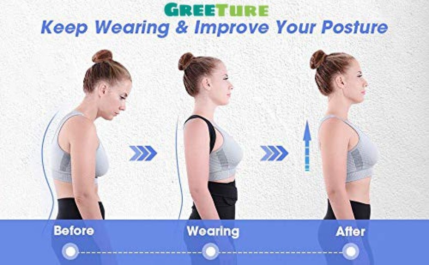 GREETURE Posture Corrector for Women and Men Back Brace for Back
