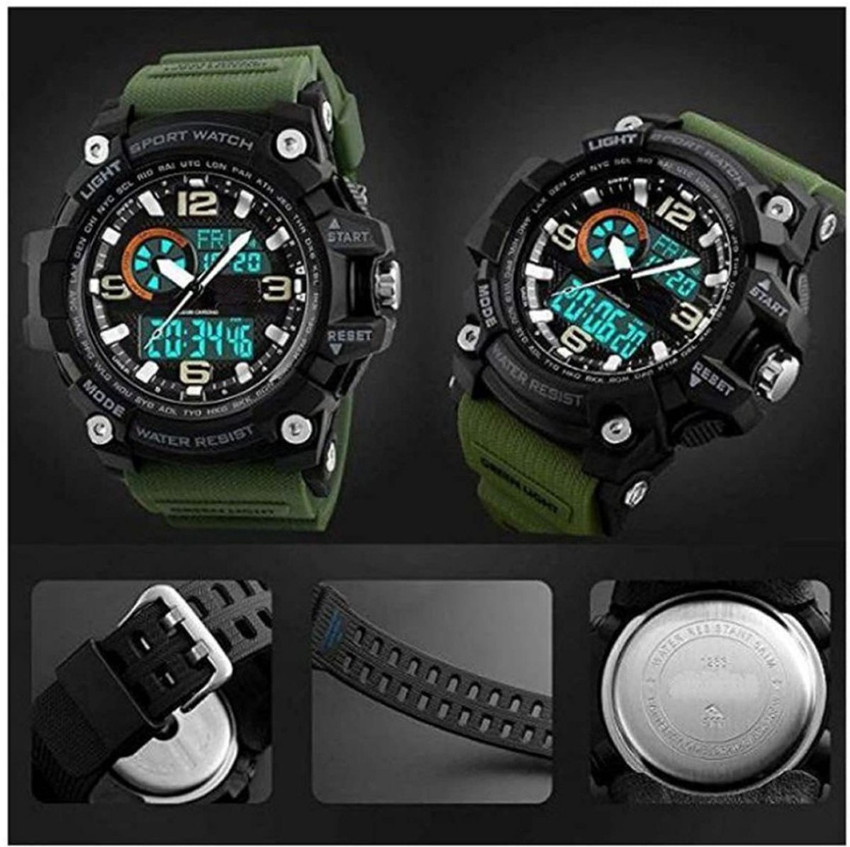 Skmei 1283 army best sale green