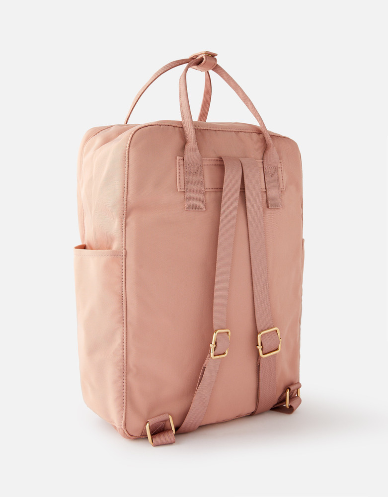 ACCESSORIZE LONDON Frida Canvas Backpack 13 L Backpack PINK