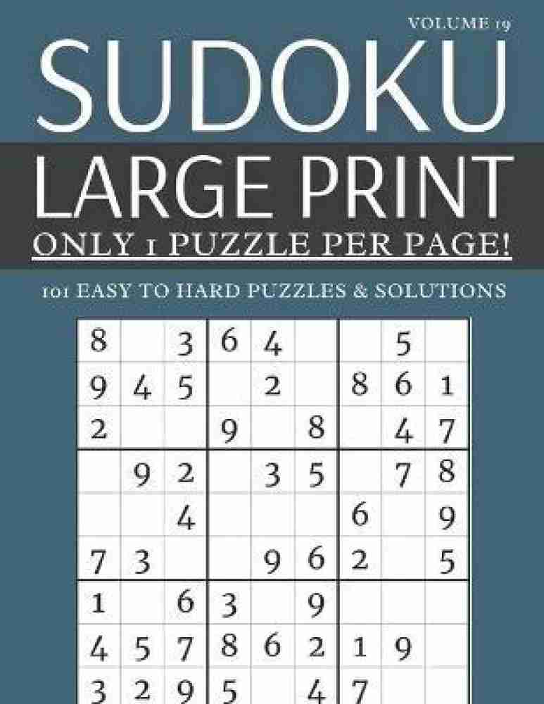 SUDOKU Easy: 300 easy SUDOKU with answers Brain Puzzles Books for Beginners  (sudoku book easy Vol.24) (Large Print / Paperback)