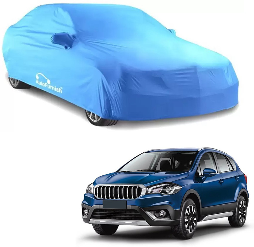 AutoFurnish Car Cover For Maruti Suzuki S Cross With Mirror Pockets