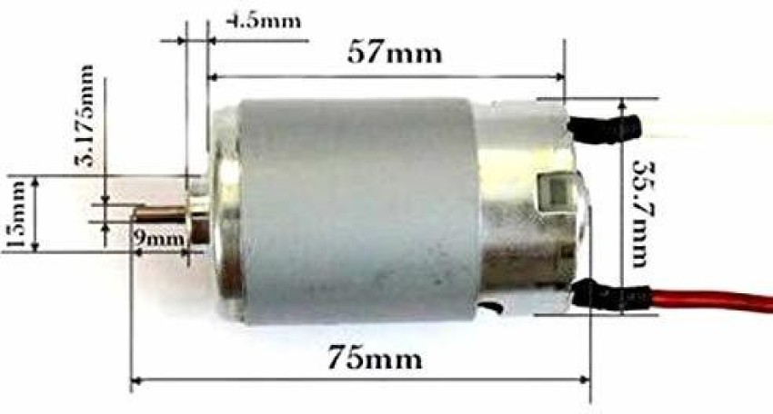 samest RS-775 DC 12V-24V High Speed Metal Large Torque Small DC