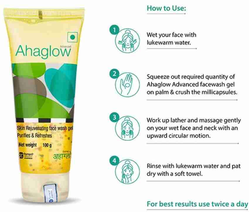 Ahaglow face wash sales for acne scars