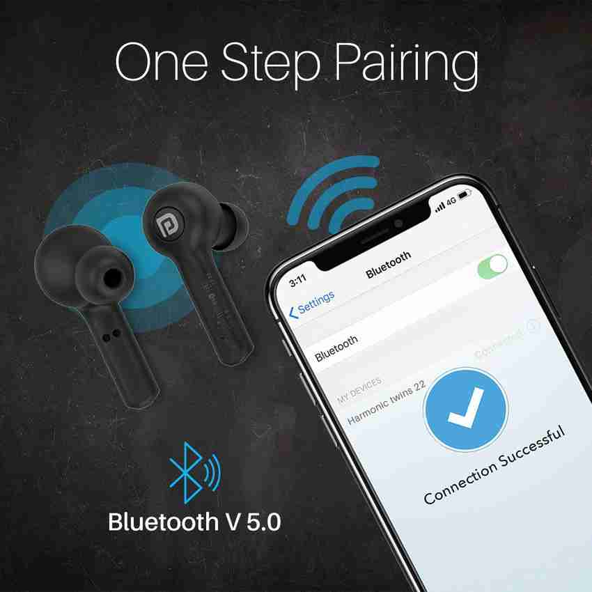 Portronics Harmonics Twins 22 Smart TWS Earpods Bluetooth Price in India Buy Portronics Harmonics Twins 22 Smart TWS Earpods Bluetooth Online Portronics Flipkart
