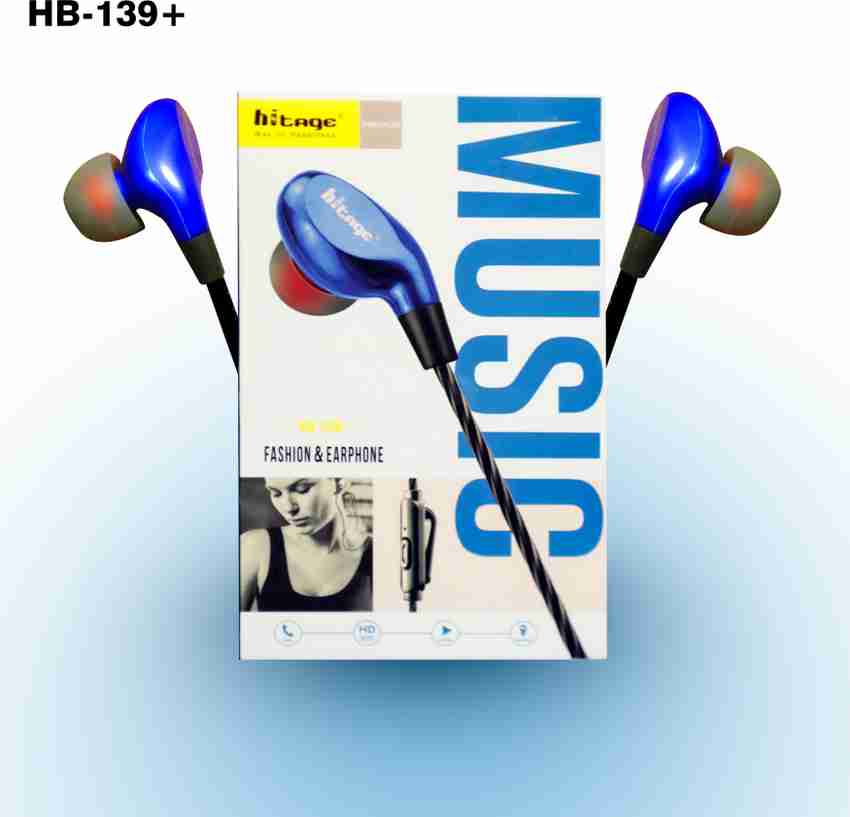 Hitage HP 139 BLUE Audio Loop Compatible FOR ALL MOBILE PHONES