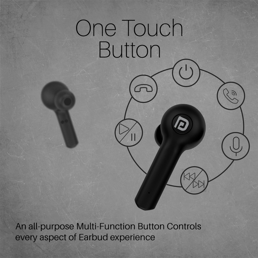 Portronics Harmonics Twins 22 Smart TWS Earpods Bluetooth Headset