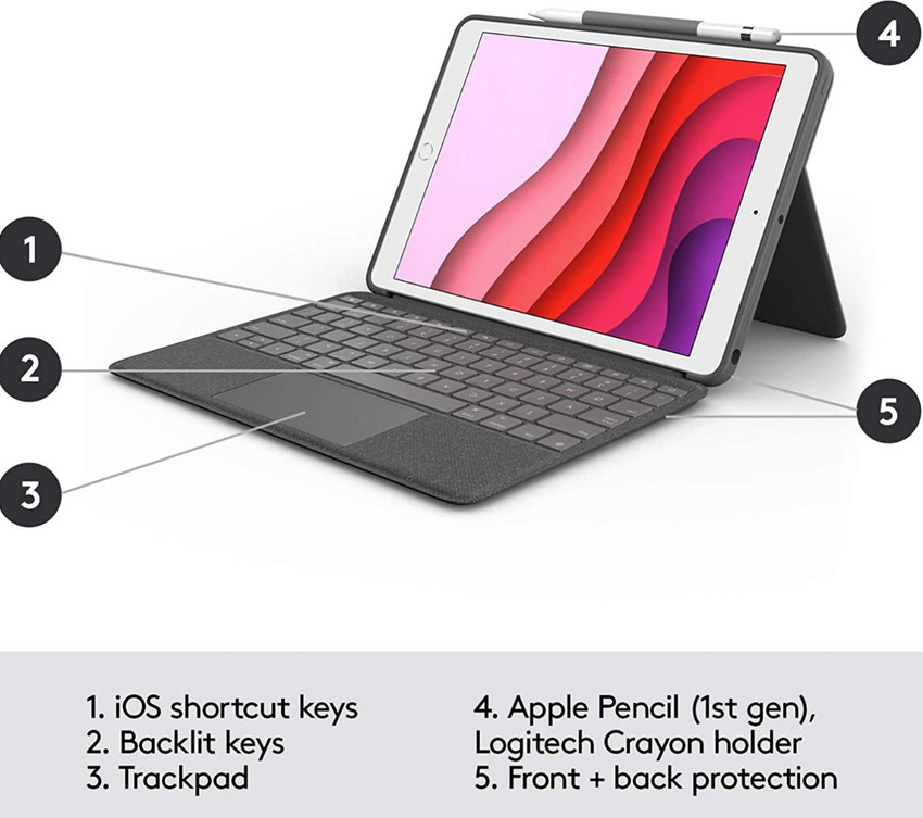 Logitech combo shop touch español