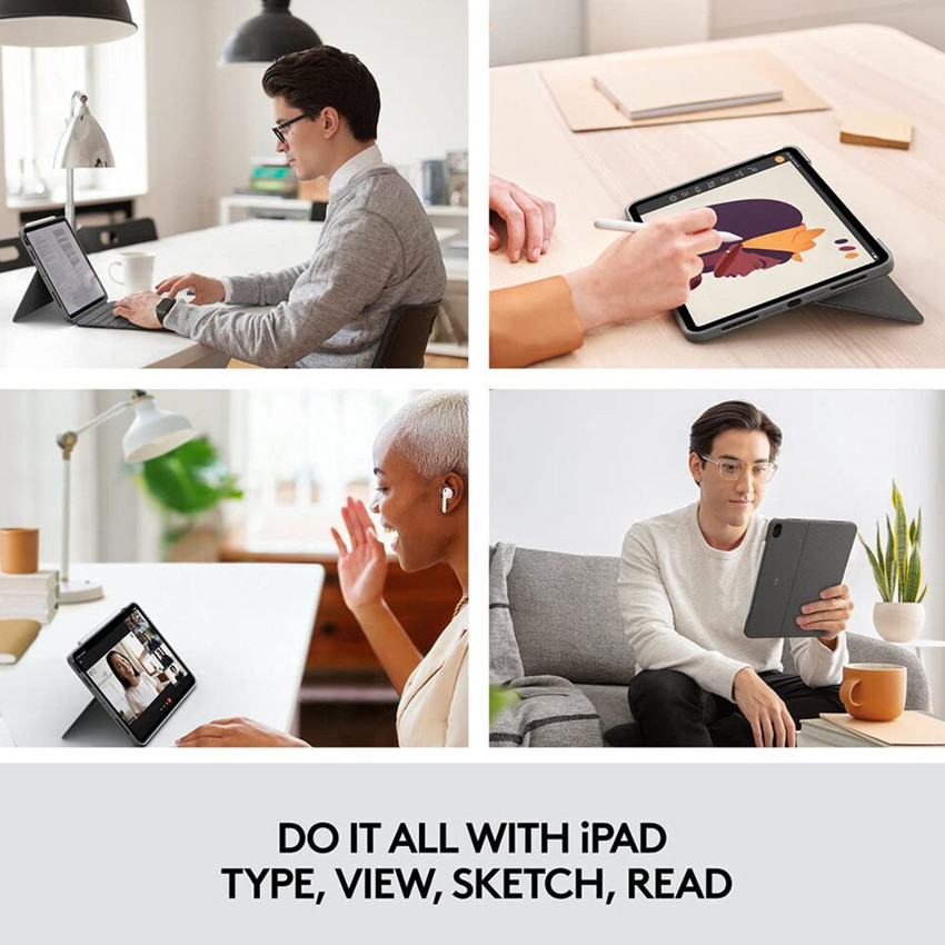Teclado logitech store para ipad air
