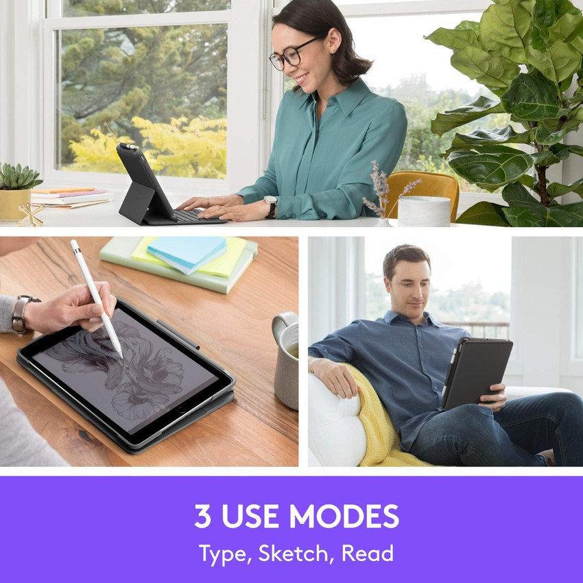 Logitech Slim Folio for iPad 7th Gen 8th Gen 25.91 cm 10.2