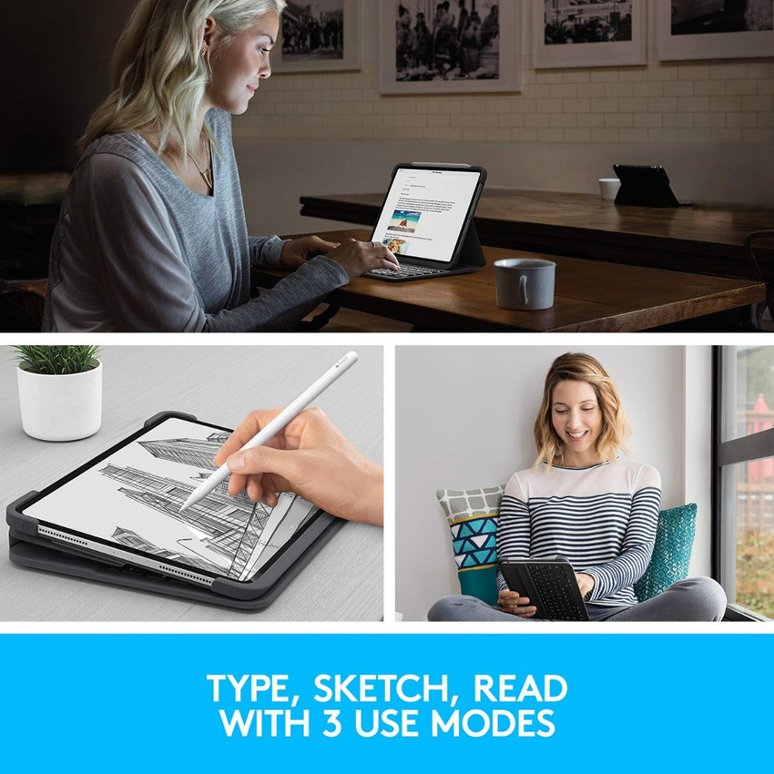Logitech slim folio deals pro 12.9 español