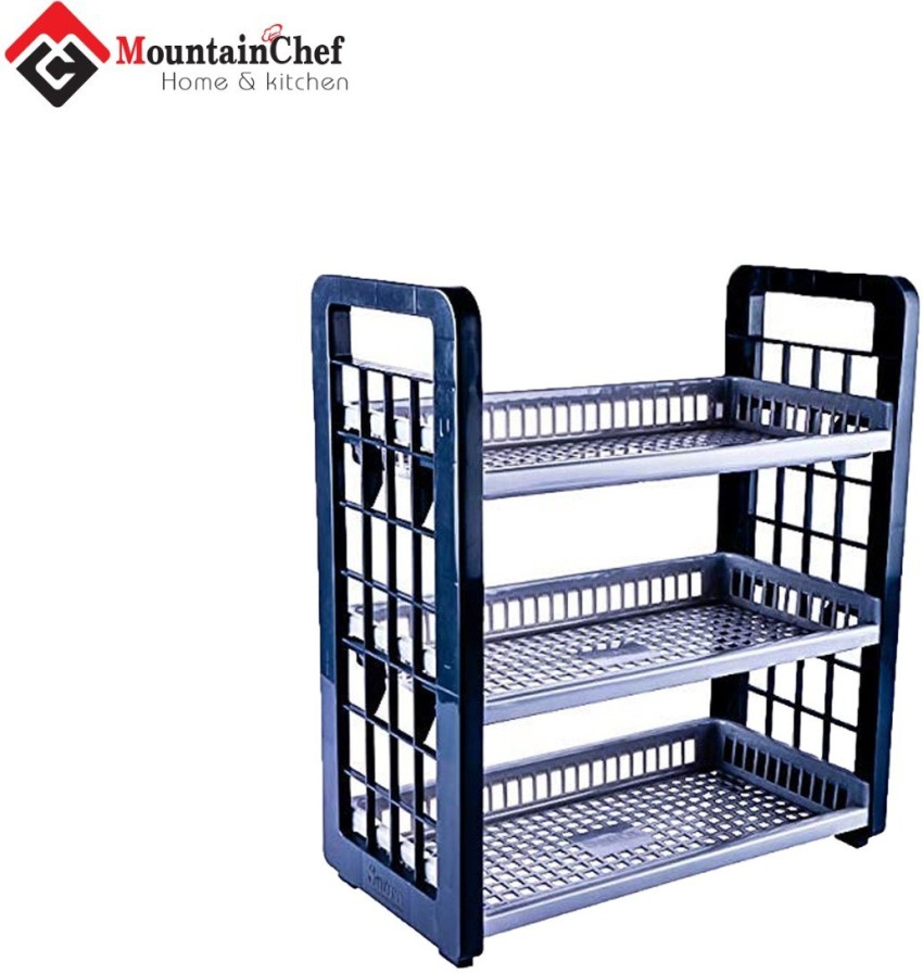 Buy Saura 3-Layer Multipurpose Utility Racks Kitchen Storage Easy