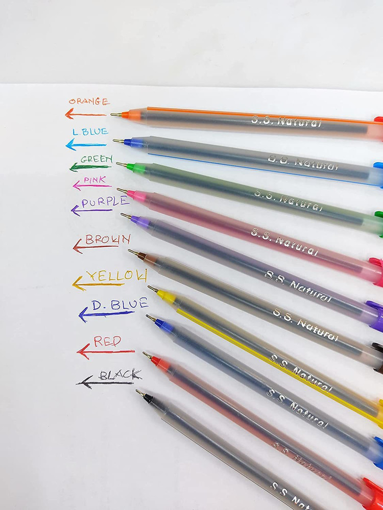 ABC Season Store 10 Different Colors Pen in 1 Pack Set Of 2