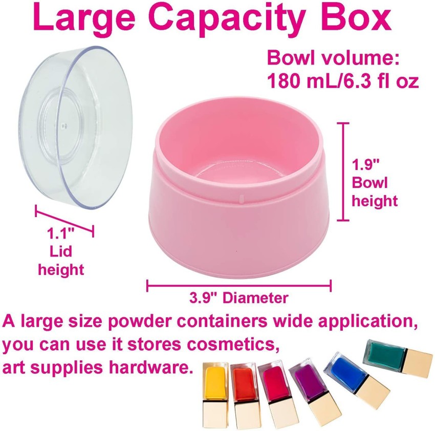 BPA Free Baby Powder Puff Box, Baby Care Face, Makeup Cosmetic Talcum  Powder Container with Hand Holder