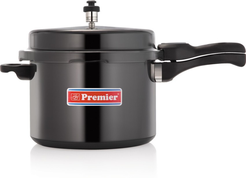 Induction Base Aluminum Pressure Cooker 2 Litres - Black Color