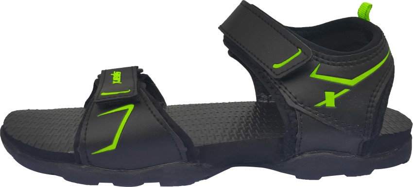 Sparx Men Black Green Sandals Buy Sparx Men Black Green