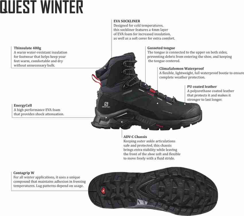 Salomon QUEST WINTER TS CSWP - Men's winter shoes