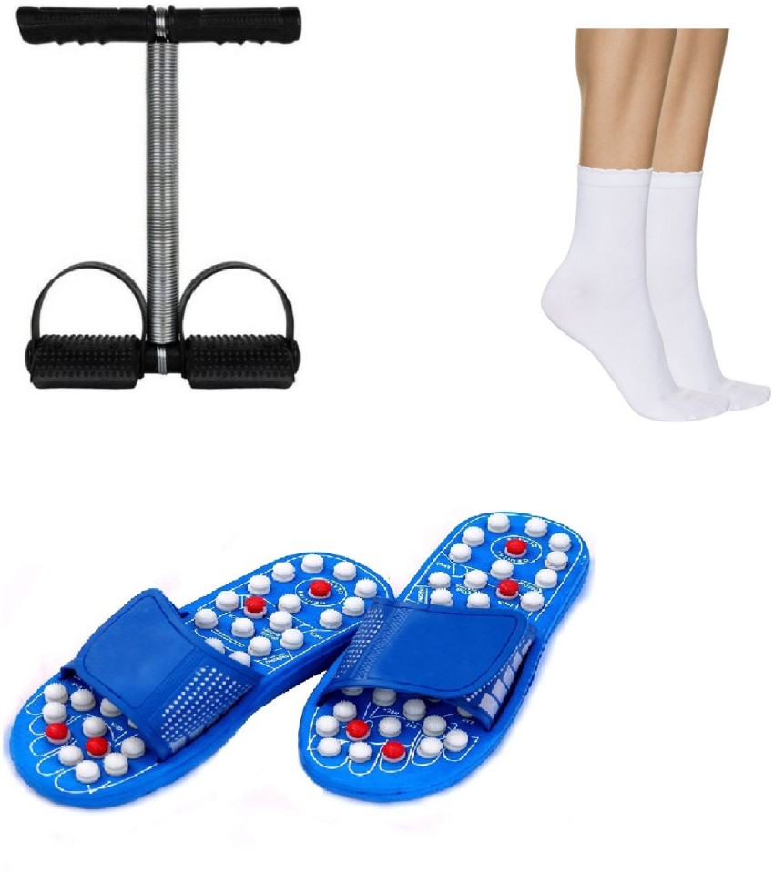 Fuzone Tummy Tucker With Accupressure Slippers And Socks Slimming