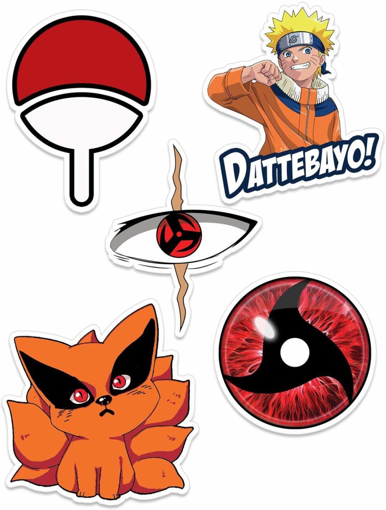 Naruto Stickers Pack of 50 Anime Stickers Naruto, Sasuke, Itachi, Kakashi