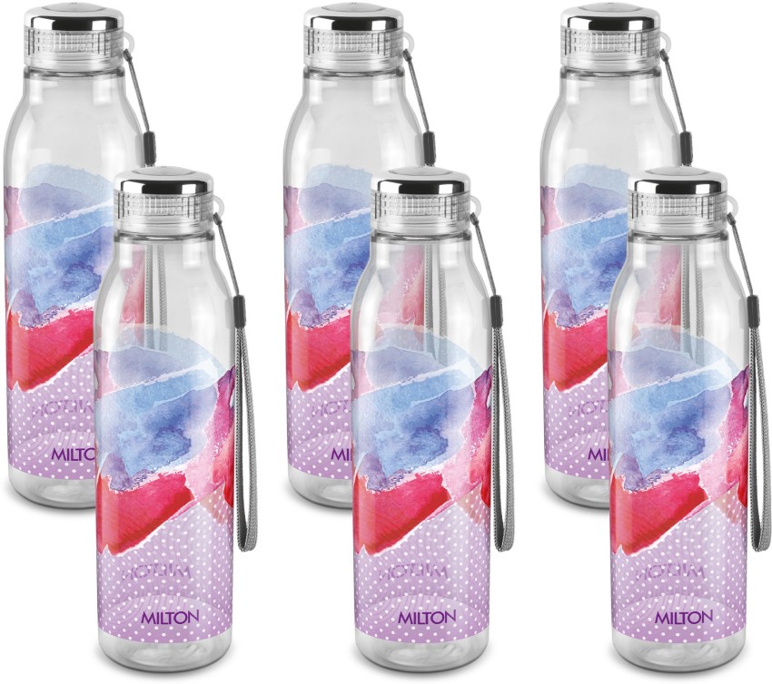 MILTON Helix 1000 Pet Water Bottle, Set of 4, 1 Litre Each, 100% Leak Proof
