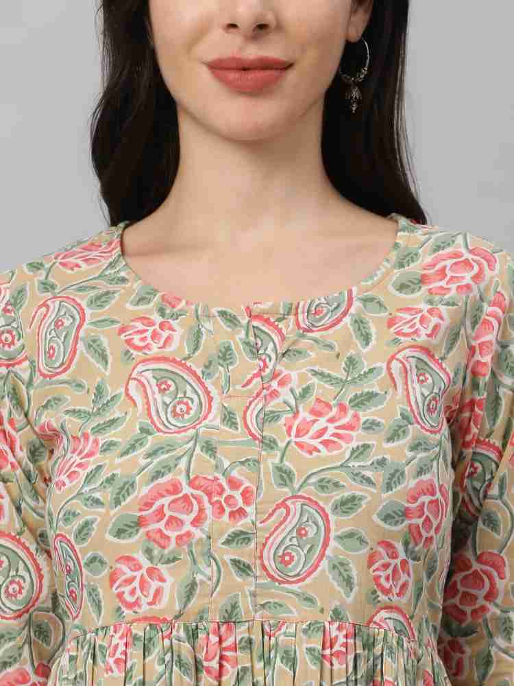 Buy idaLia Multicolor Printed Cotton Dress at