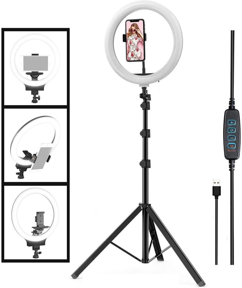 Aggregate more than 96 ring light with tripod flipkart super hot vova