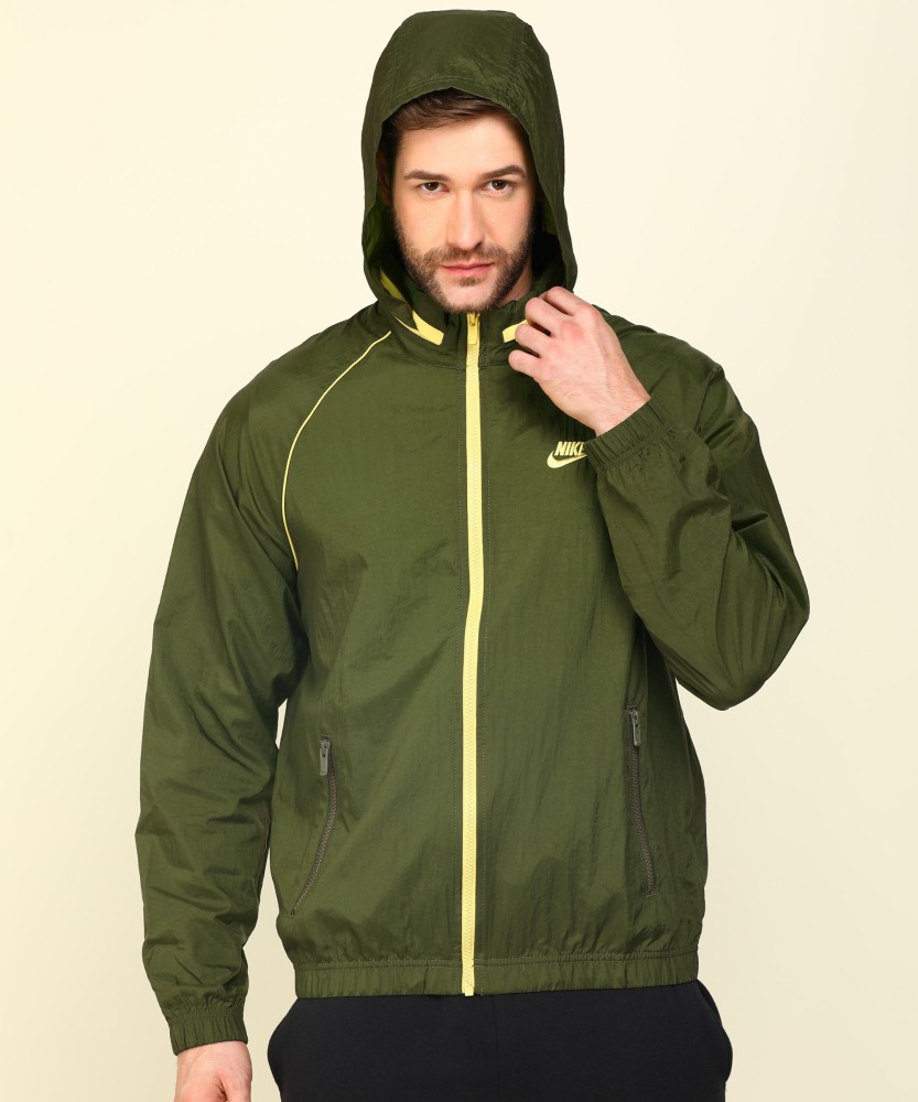 Nike shut out 2025 hooded jacket green