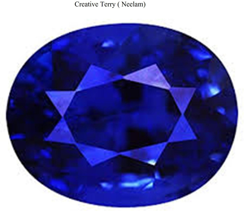 Creative Terry Blue Sapphire Stone Neelam Saturn planet Most