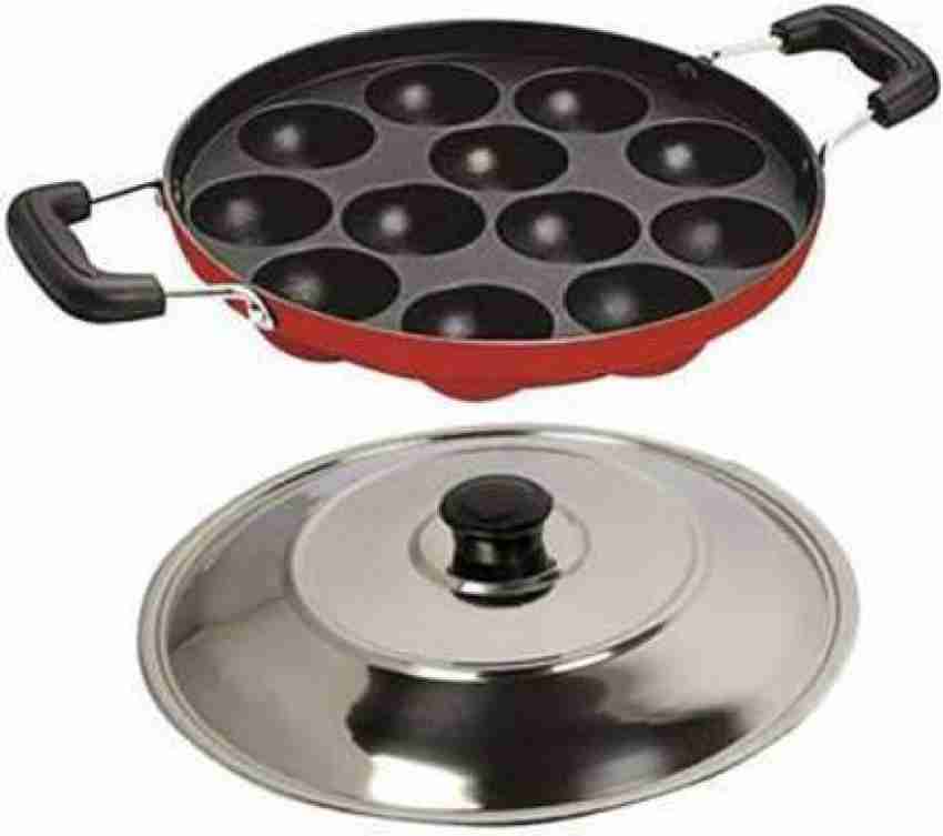 NonStick Mini Uttapam Pan Mini Pancake Maker Mini Crepe pan Idli Pan Pancake  Multi-Snack Maker Aluminium Uttapam Tawa Mini Pancake Tava 7 Cavity (275mm)  - Yahoo Shopping