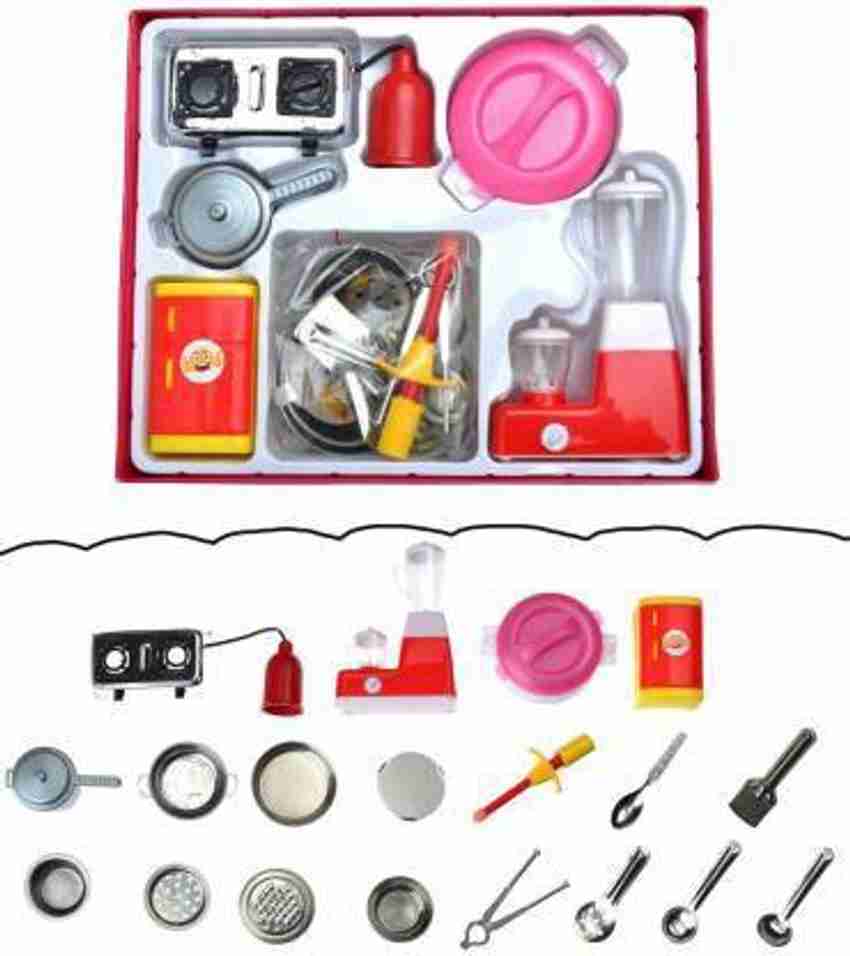Steel kitchen 2025 set for girl