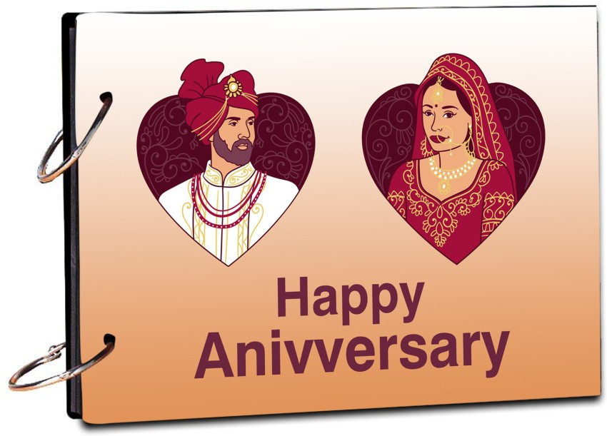 Happy Wedding Anniversary Scrapbook at best price in India from